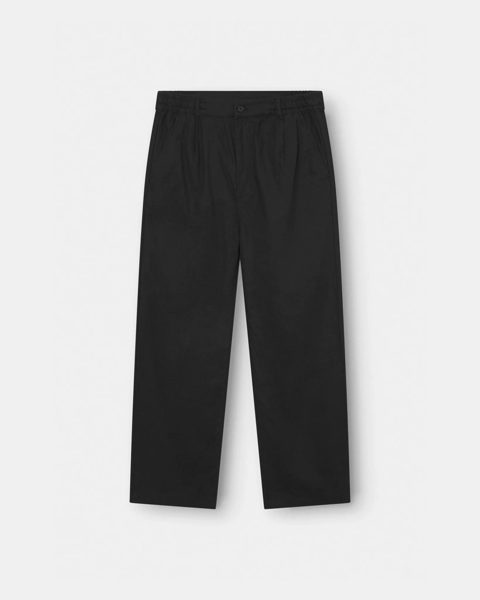 Baggy Linen Pants black