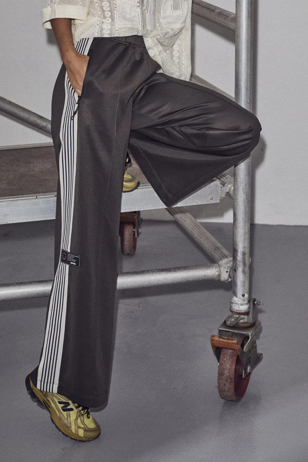 Baggy  Track Pants Dark Grey
