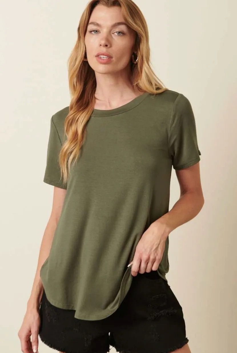 Bamboo Cotton Meg Tee