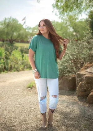 Basic Tee Emerald Green