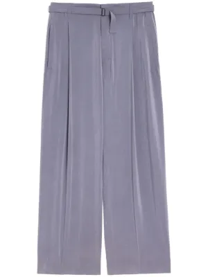 belted relaxed pants