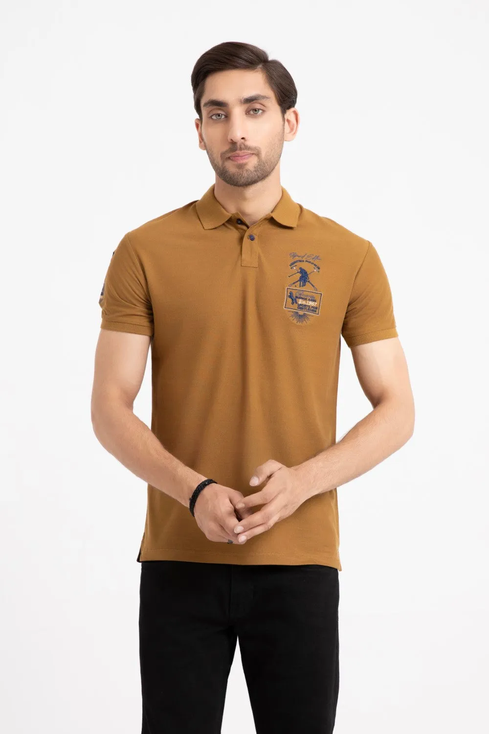 Bistre Collar T-Shirt