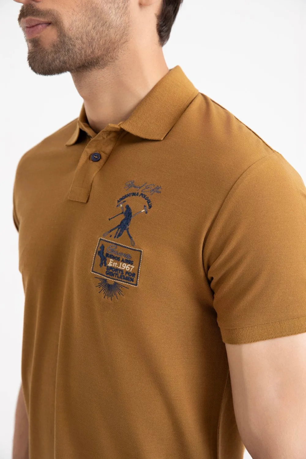 Bistre Collar T-Shirt