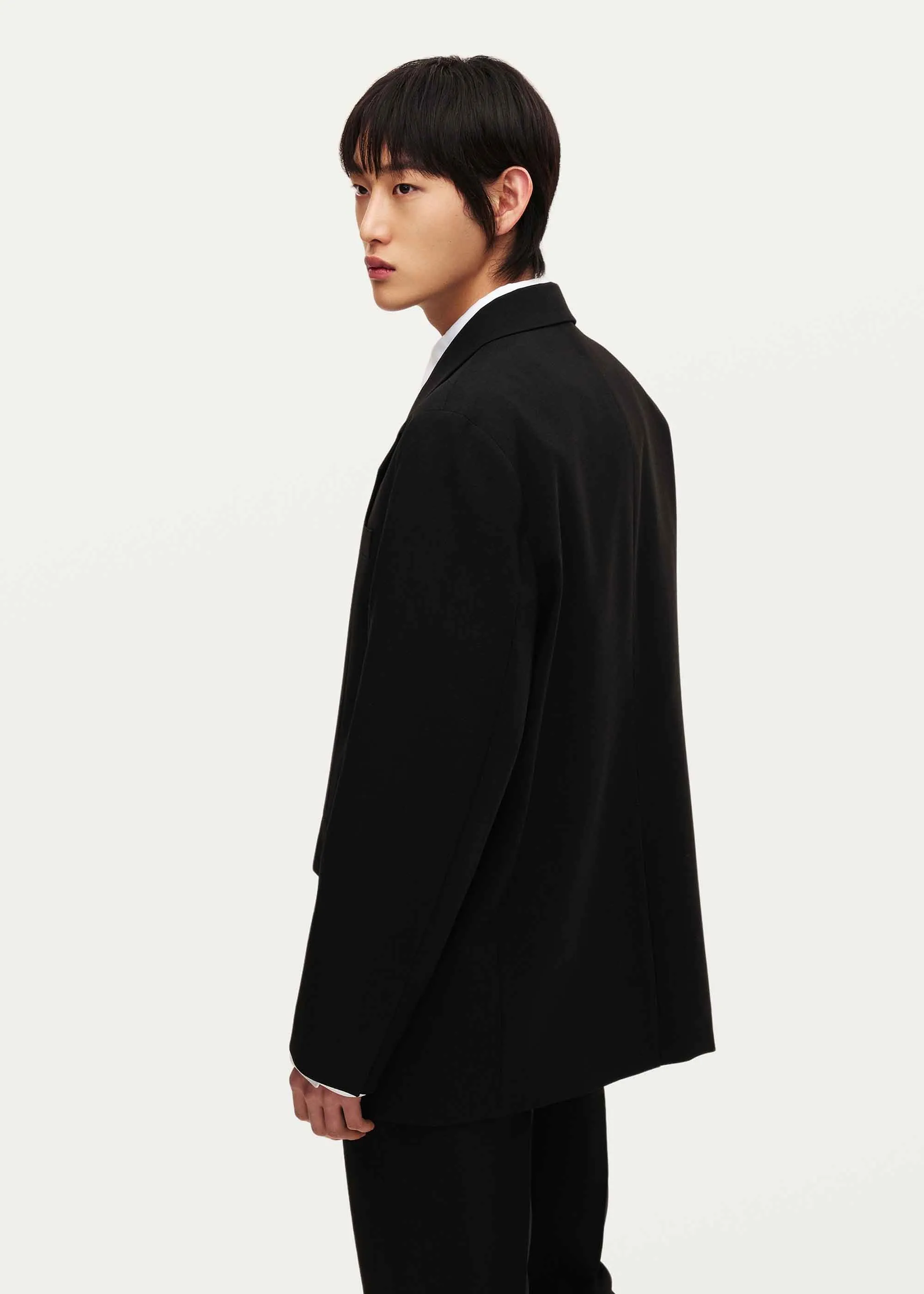 Black Wool Blazer