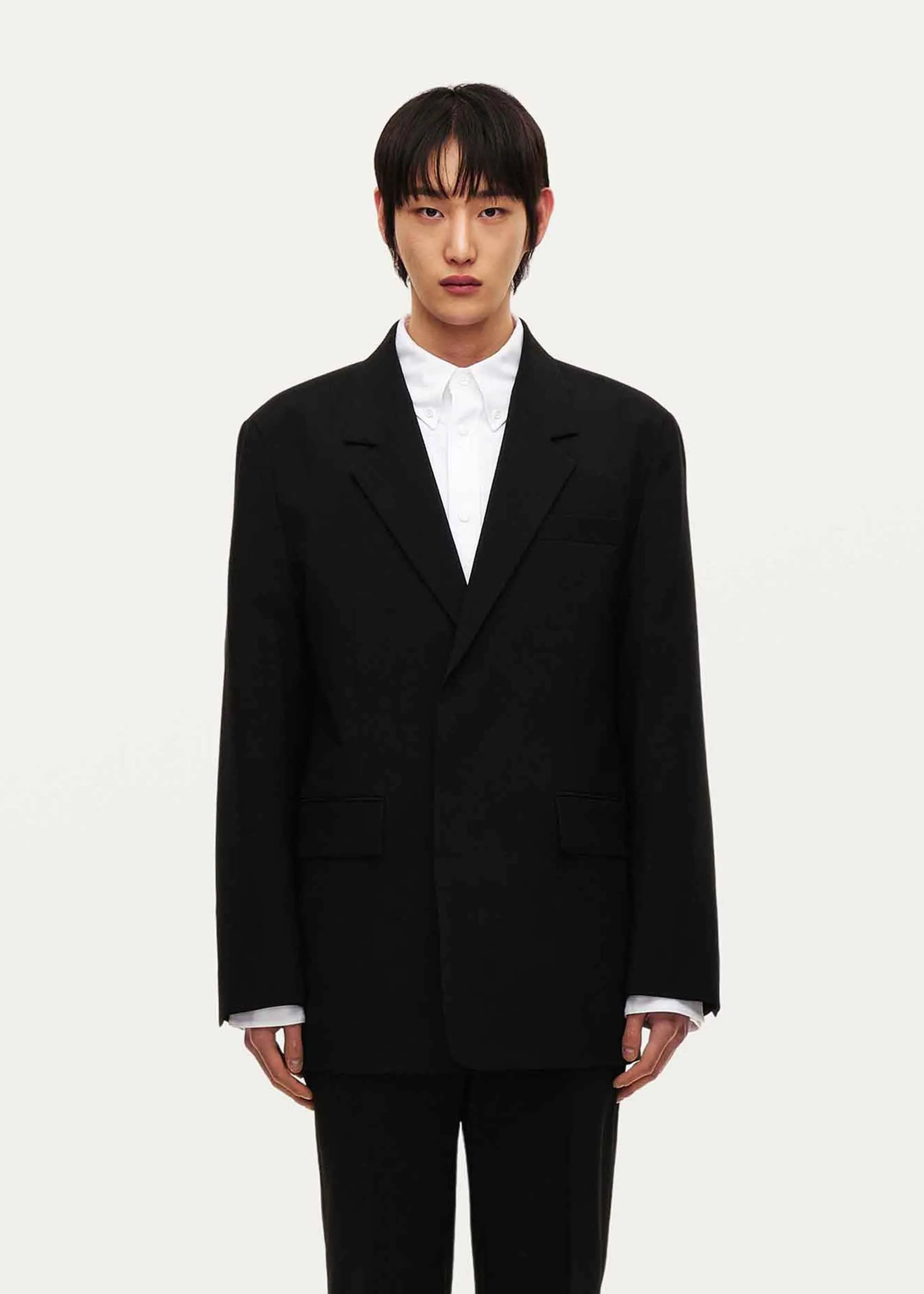 Black Wool Blazer