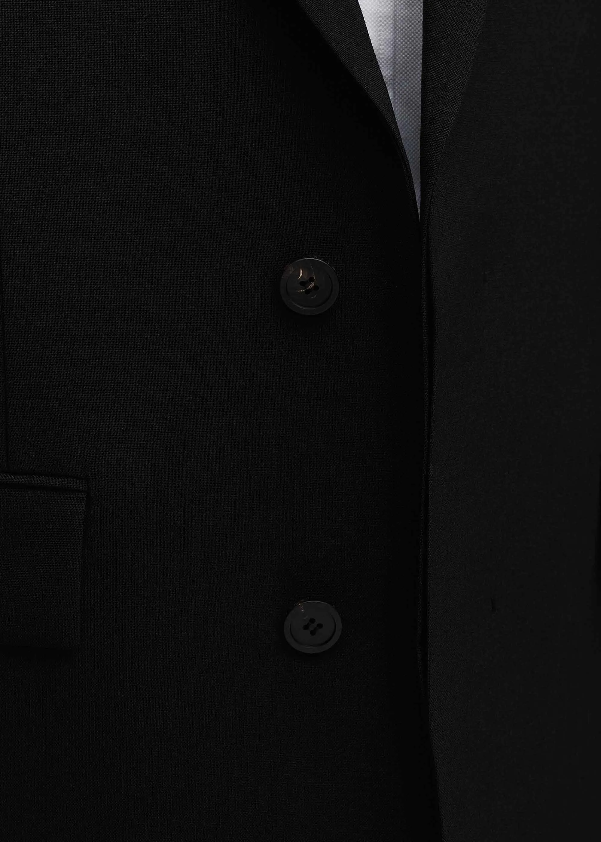 Black Wool Blazer