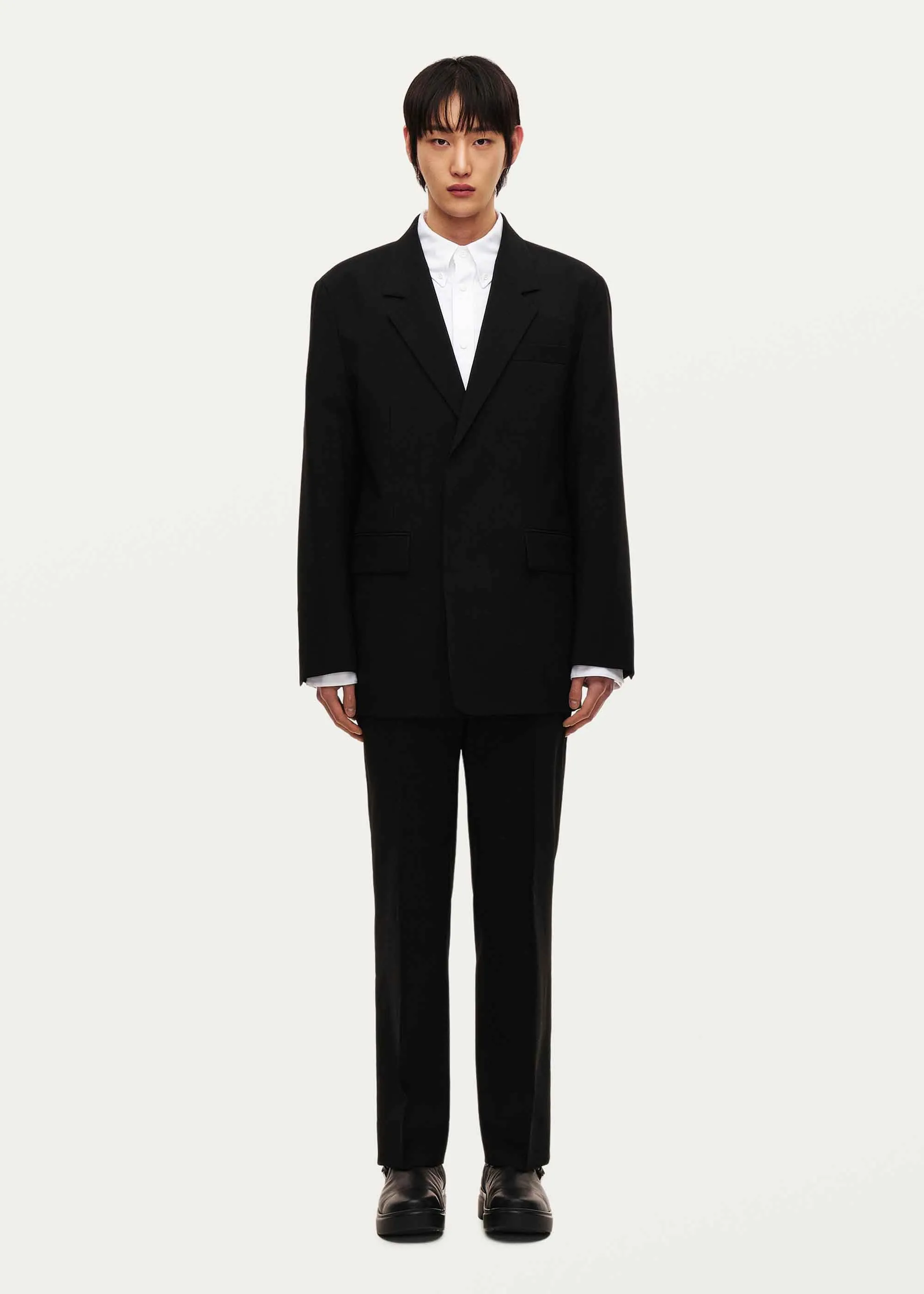 Black Wool Blazer