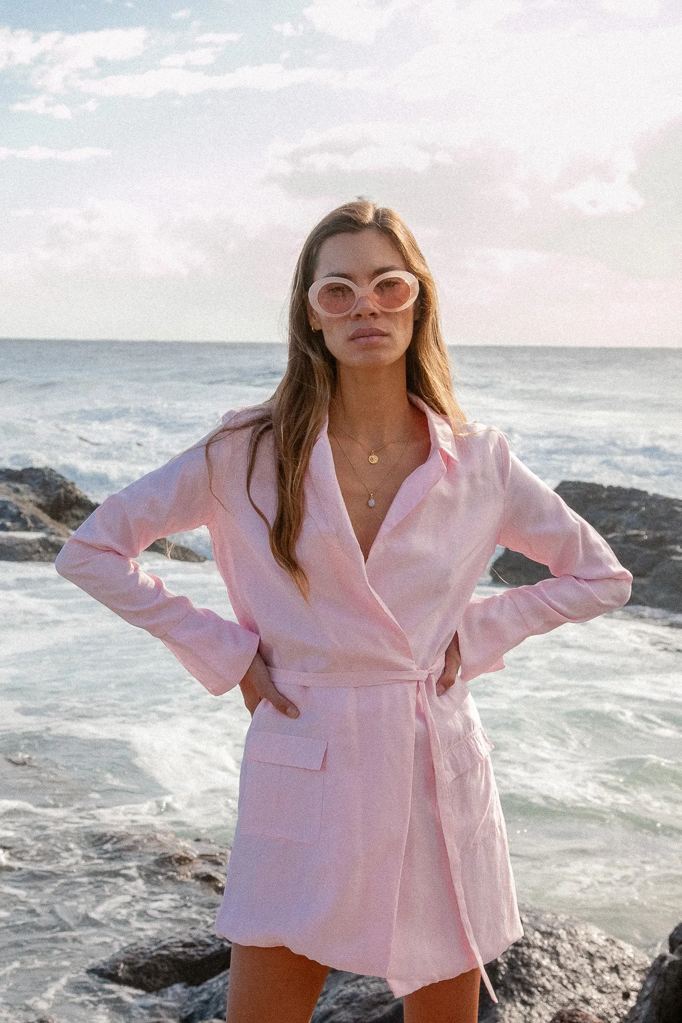 Blazer Dress Pink
