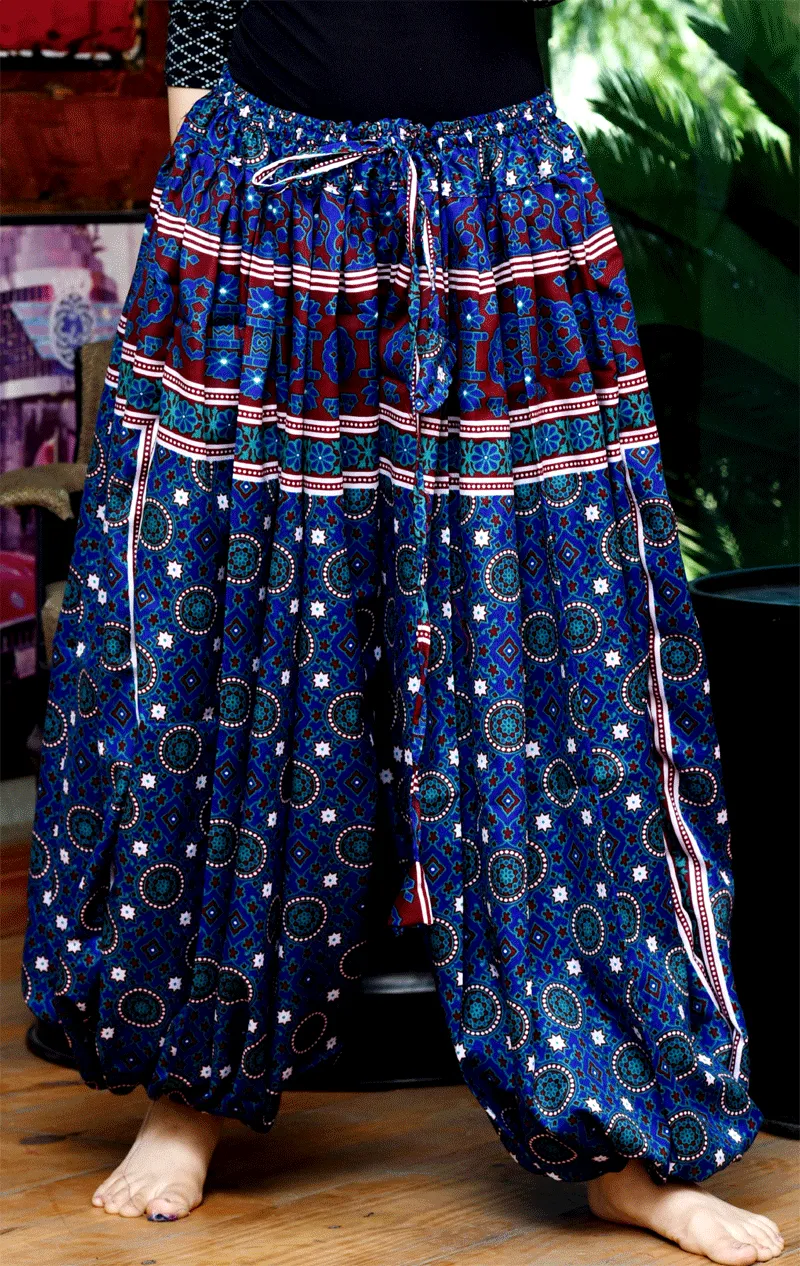 bloomer ajrak blue