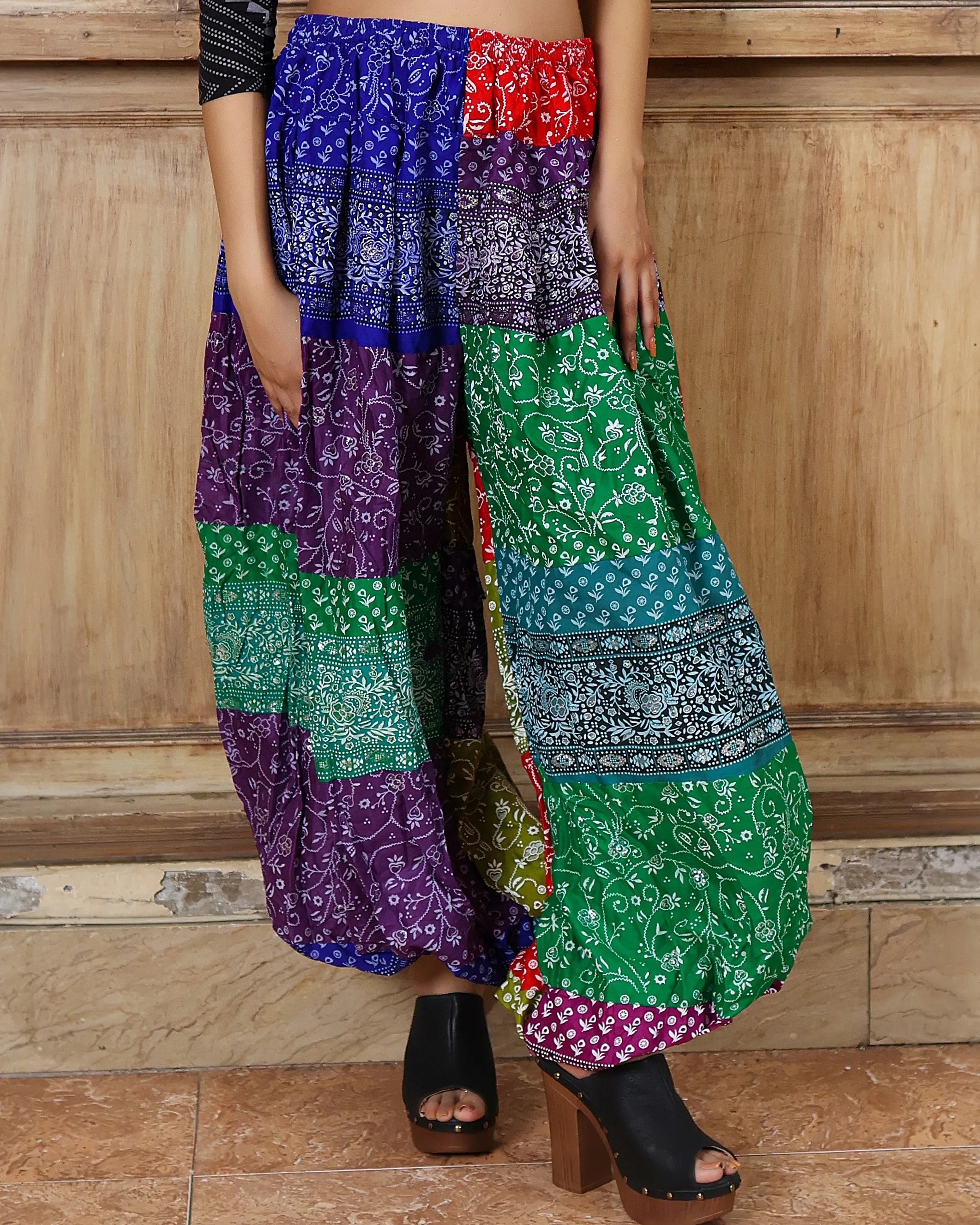 Bloomer Block print maharani patchwork