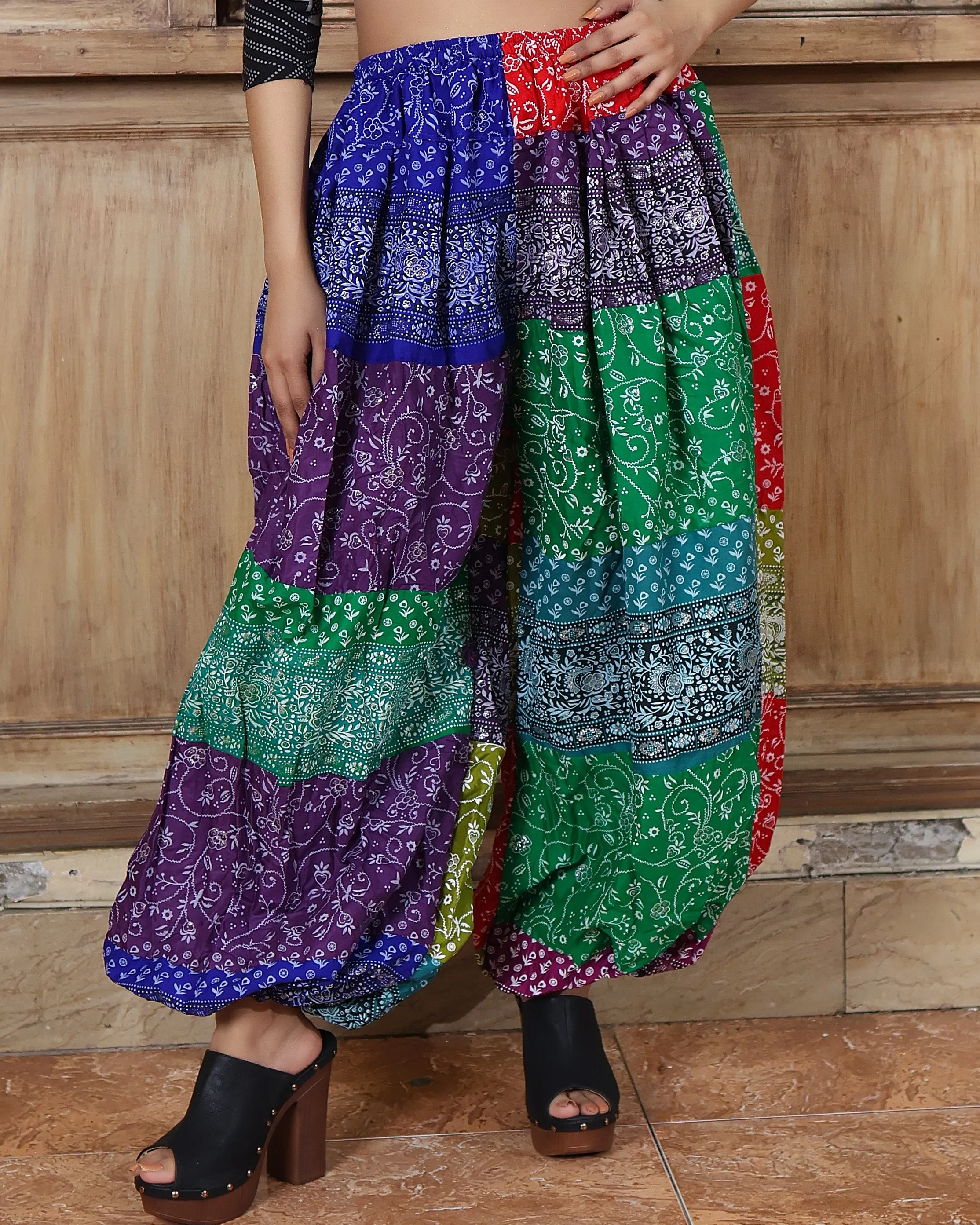 Bloomer Block print maharani patchwork