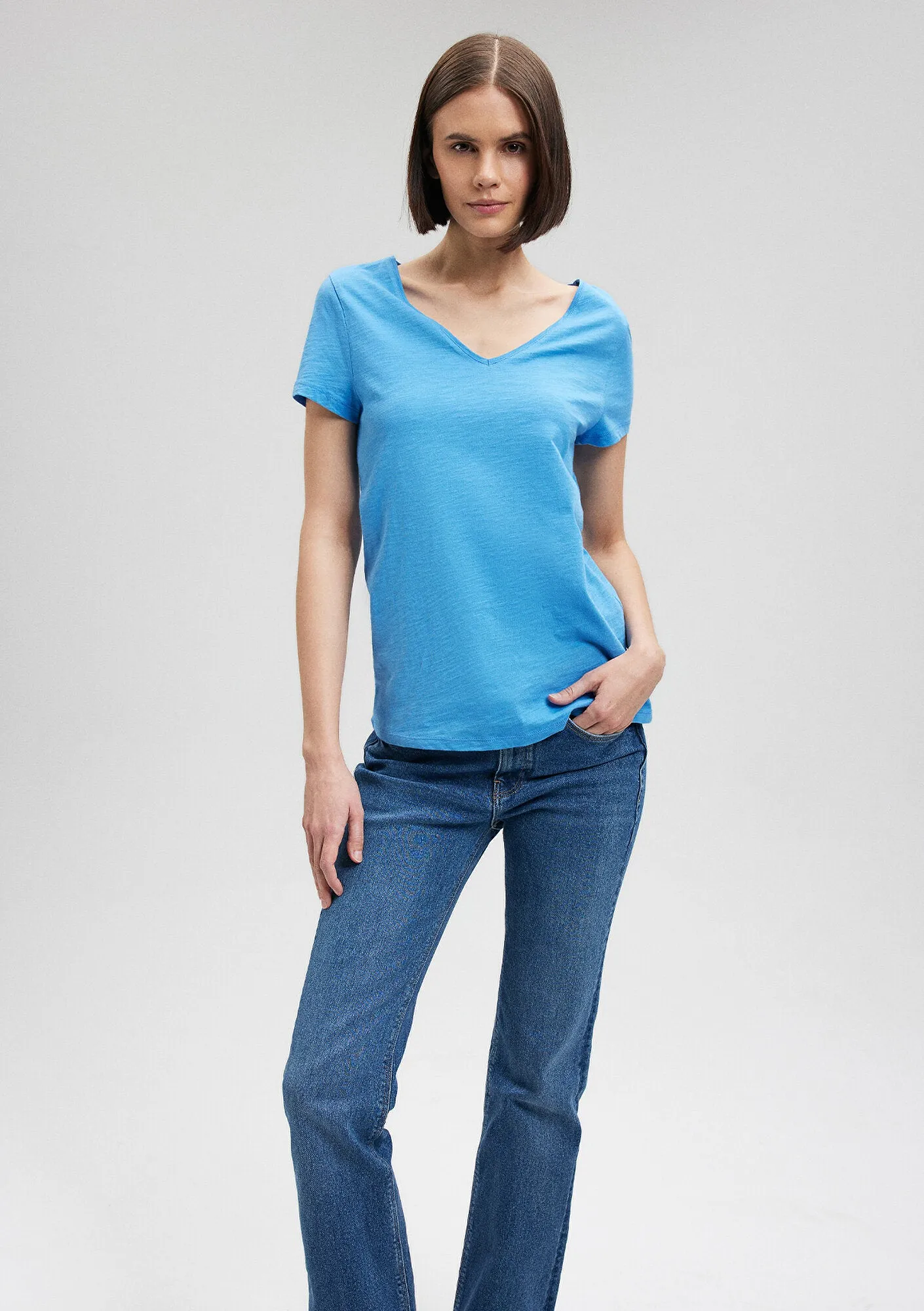 Blue Basic T-Shirt