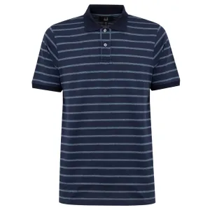 Blue Cotton Polo Shirt