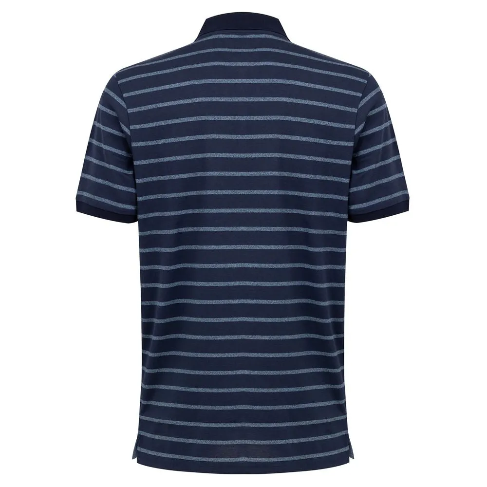 Blue Cotton Polo Shirt