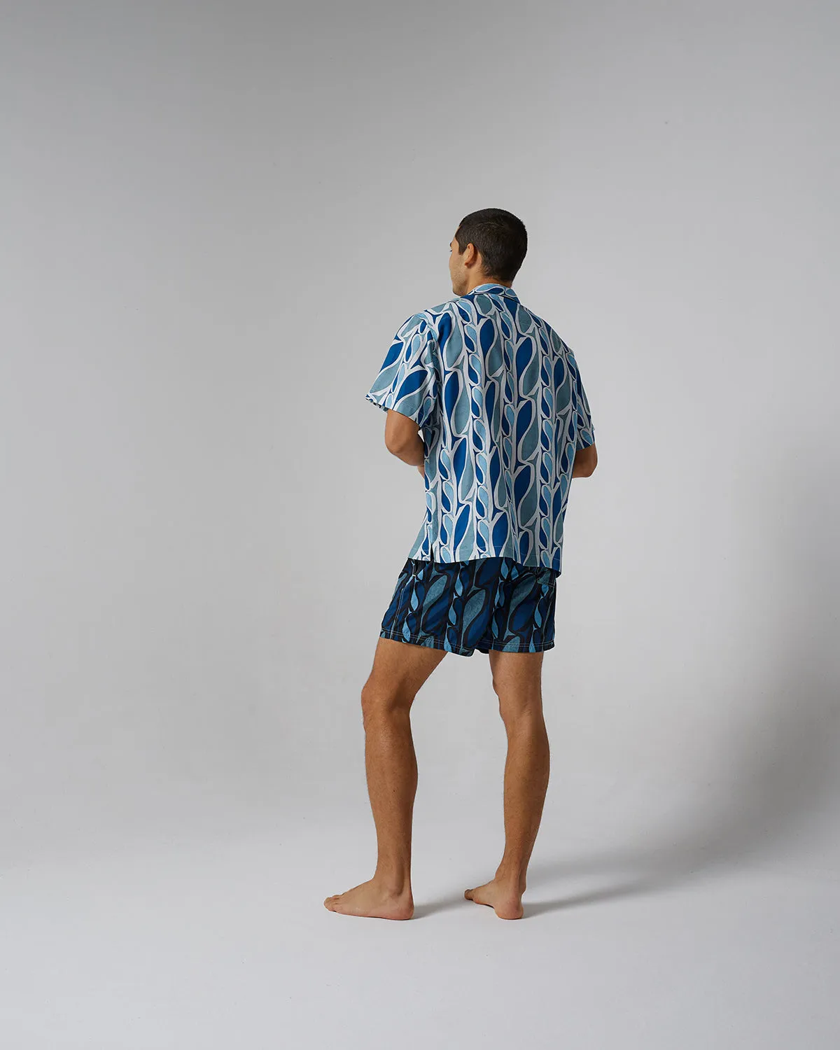 Blue Peci Short Sleeve Shirt