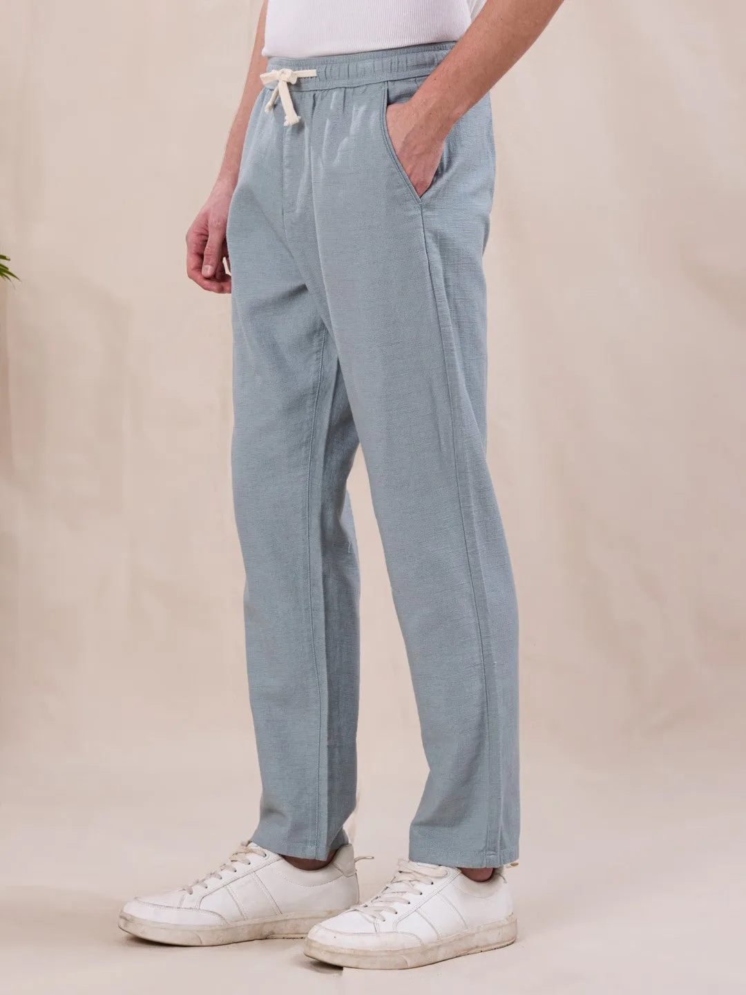 Blue Relaxed Fit Pant