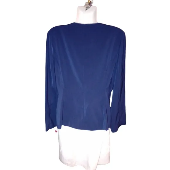 Blue skirt suit