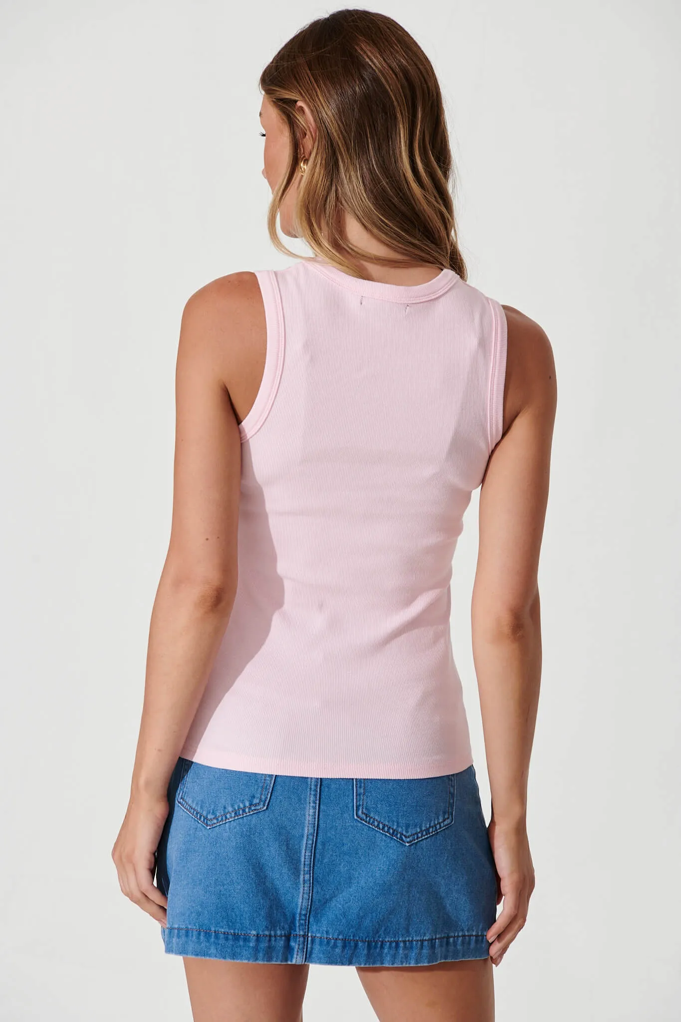 Blush Cotton Blend Equinox Top
