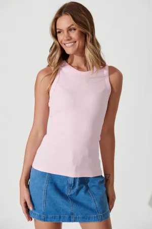 Blush Cotton Blend Equinox Top
