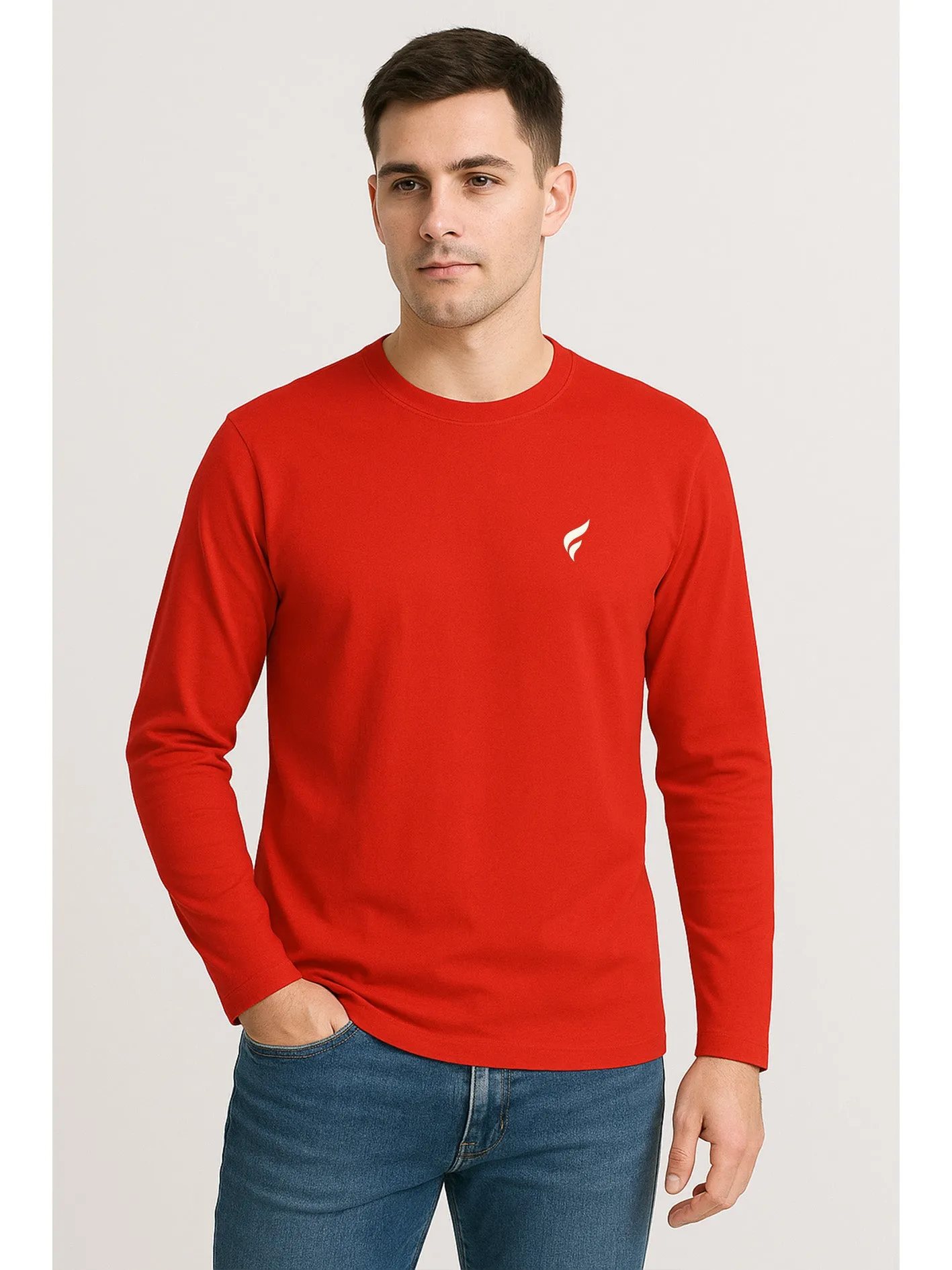 Bold Minimal Signature Full Sleeve Tee
