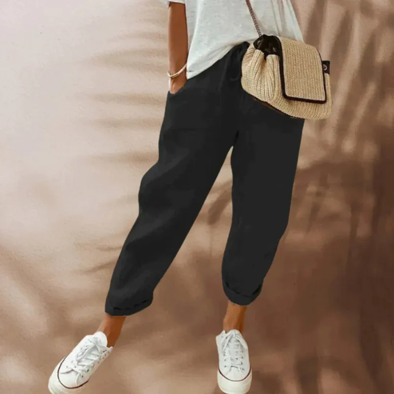 Bonnie | Women's Relaxed Fit Drawstring Trousers | Walking