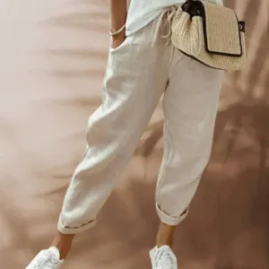 Bonnie | Women's Relaxed Fit Drawstring Trousers | Walking