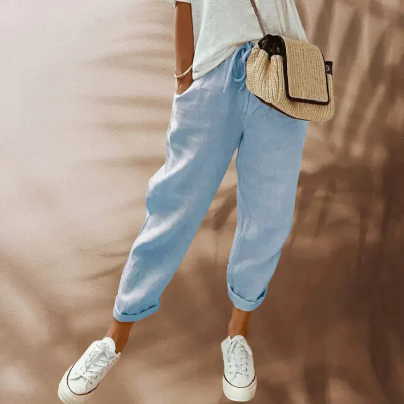 Bonnie | Women's Relaxed Fit Drawstring Trousers | Walking