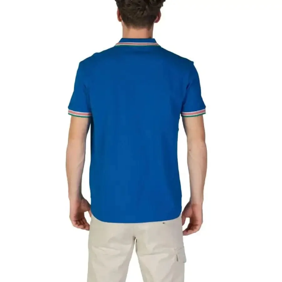 Boss Men's Light Blue Polo Shirt in 100% Cotton