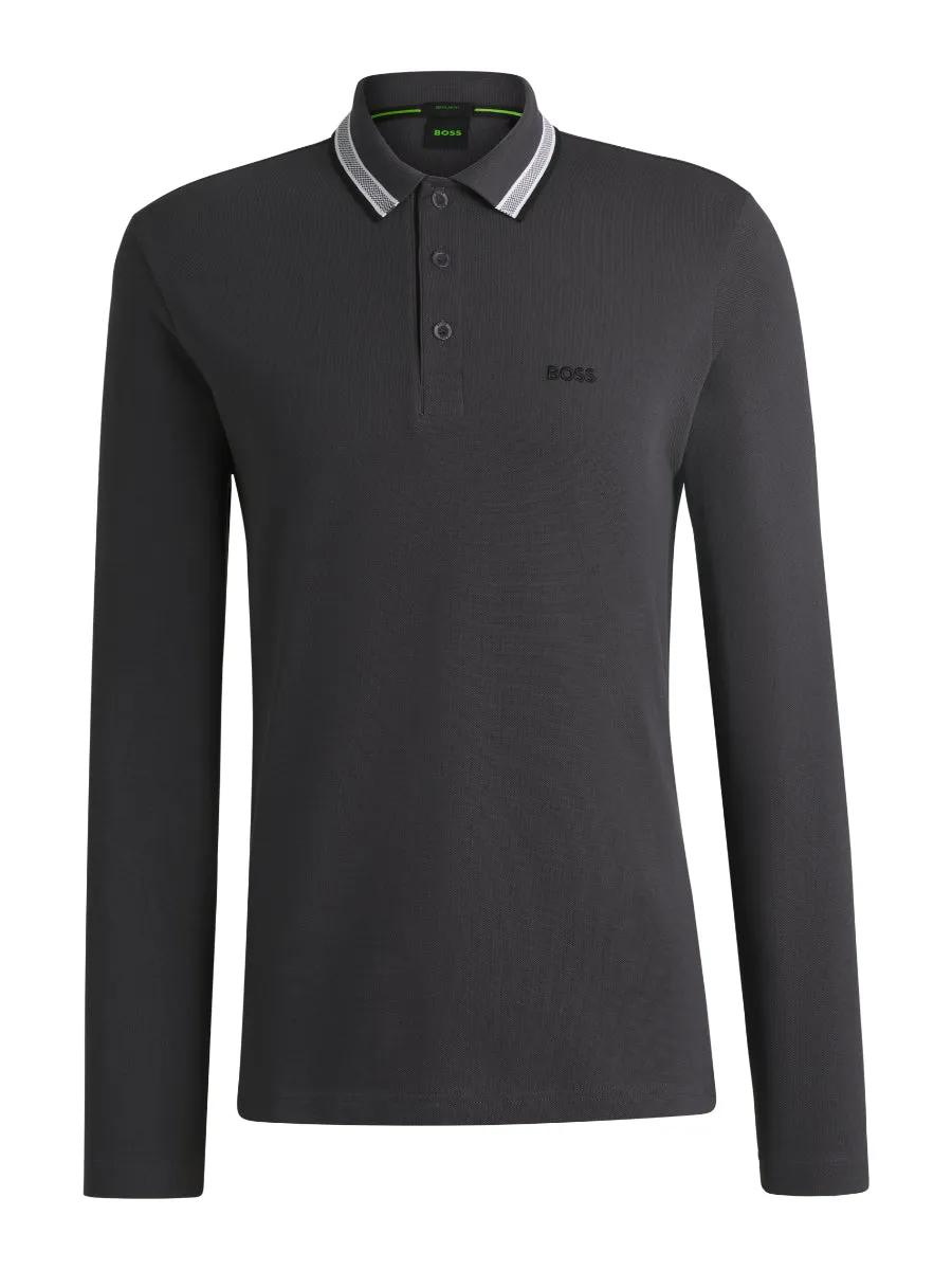 BOSS Polo Long Sleeve  - Plisy