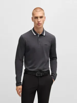 BOSS Polo Long Sleeve  - Plisy