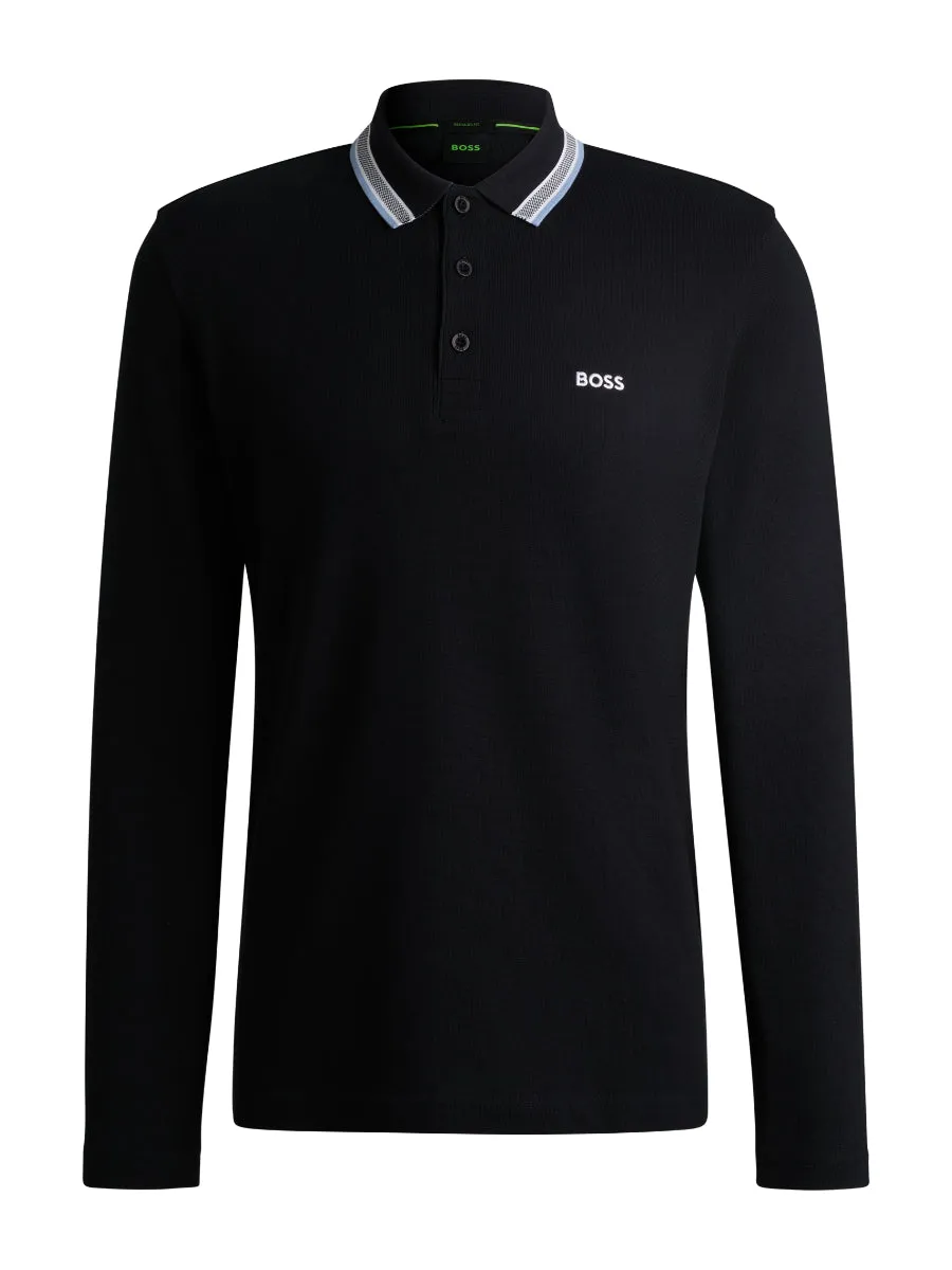 BOSS Polo Long Sleeve  - Plisy
