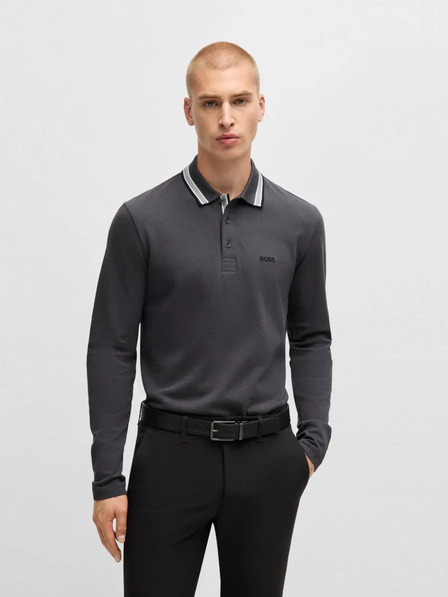 BOSS Polo Long Sleeve  - Plisy