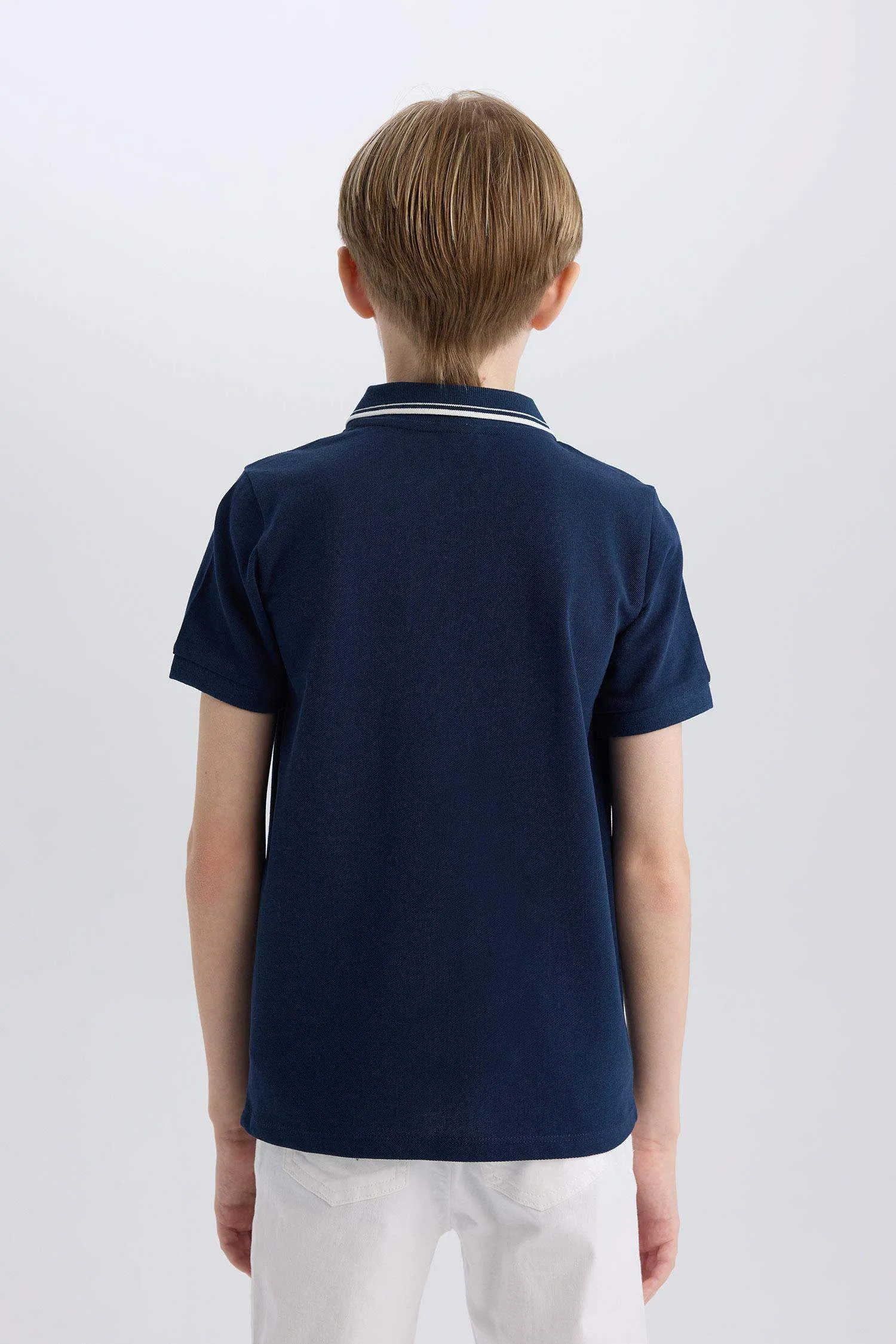 Boy Pique Short Sleeve Polo T-Shirt