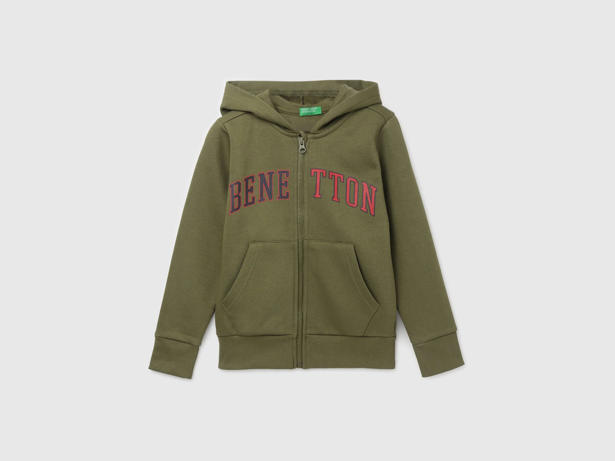 Boy's Regular Fit Hooded Neck Printed Sweatshirt
