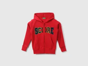 Boys Typography Hooded Neck Sweatshirt