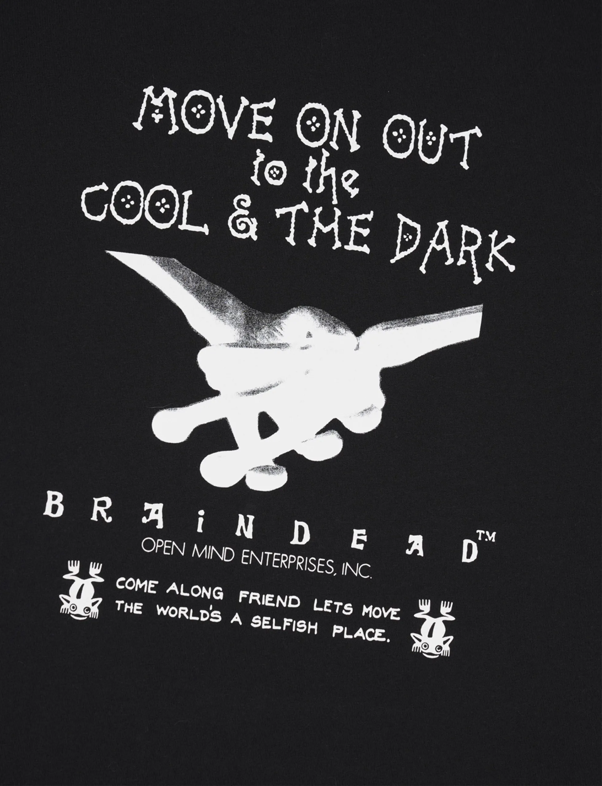 BRAIN DEAD OPEN MIND T-SHIRT BLACK