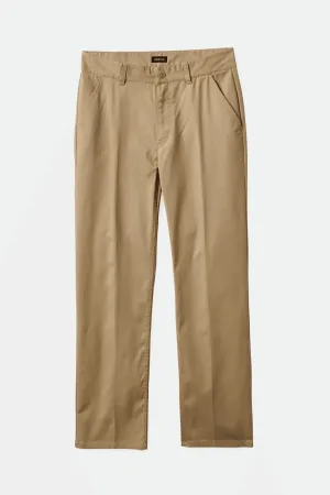 BRIXTON Choice Chino Relaxed Pants - Sand