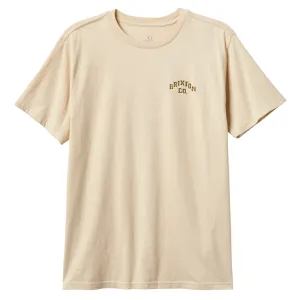 Brixton Homer T-Shirt - Cream Classic Wash