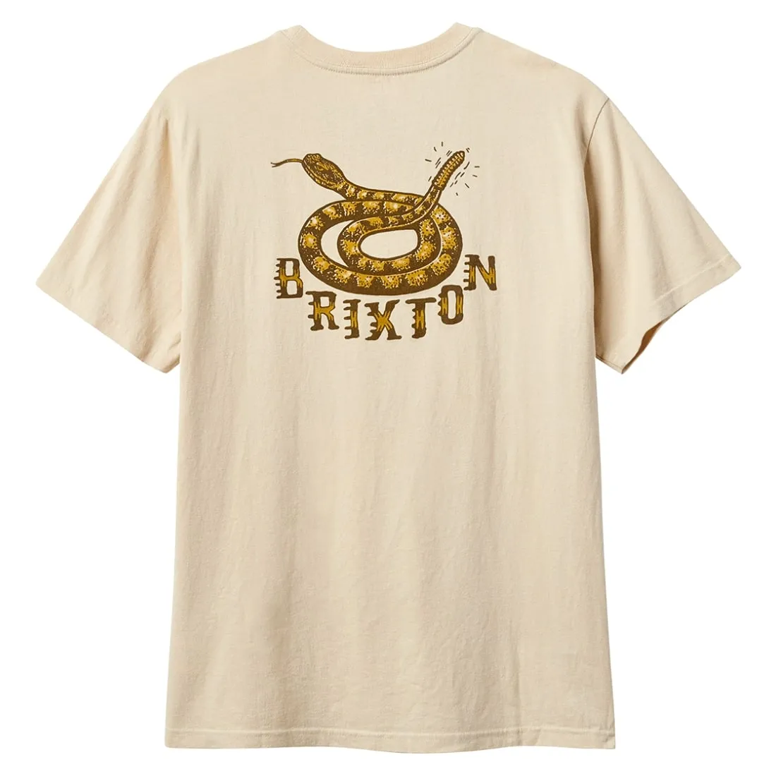 Brixton Homer T-Shirt - Cream Classic Wash