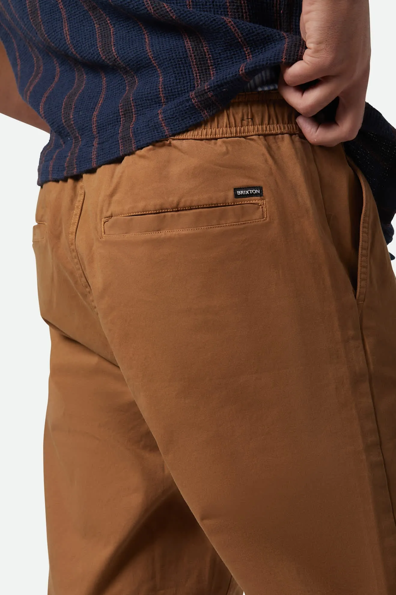 Broadway E-Waist Relaxed Pant - Washed Copper