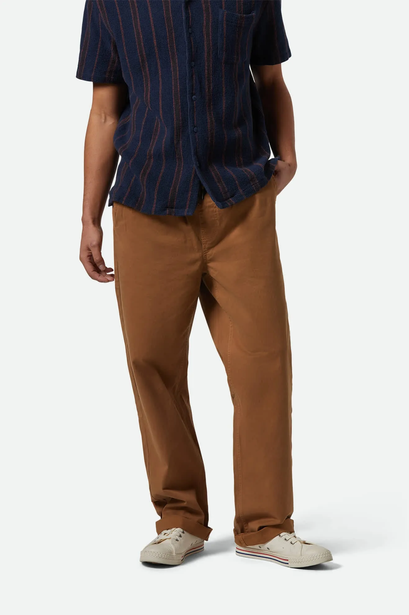 Broadway E-Waist Relaxed Pant - Washed Copper