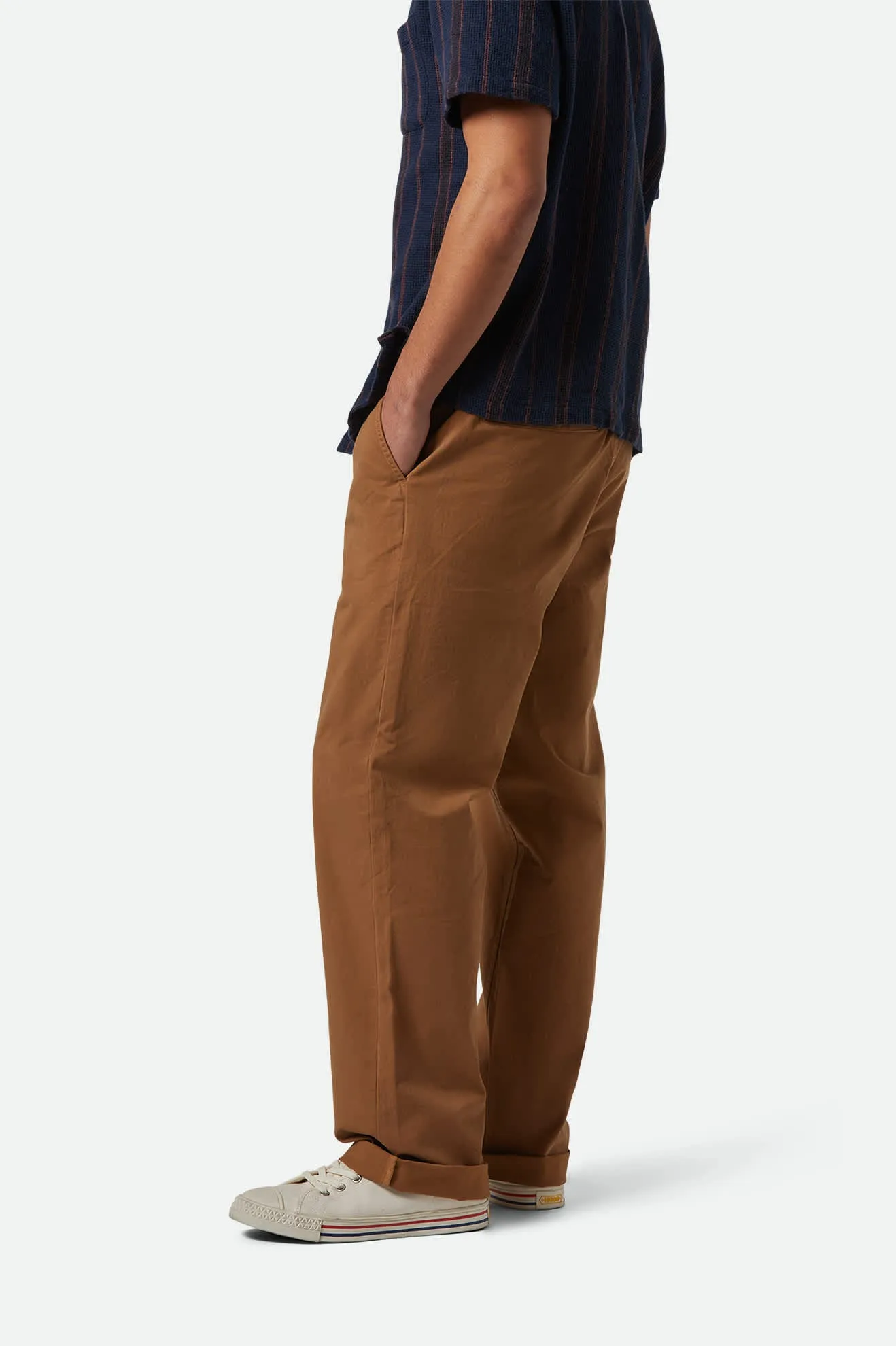 Broadway E-Waist Relaxed Pant - Washed Copper