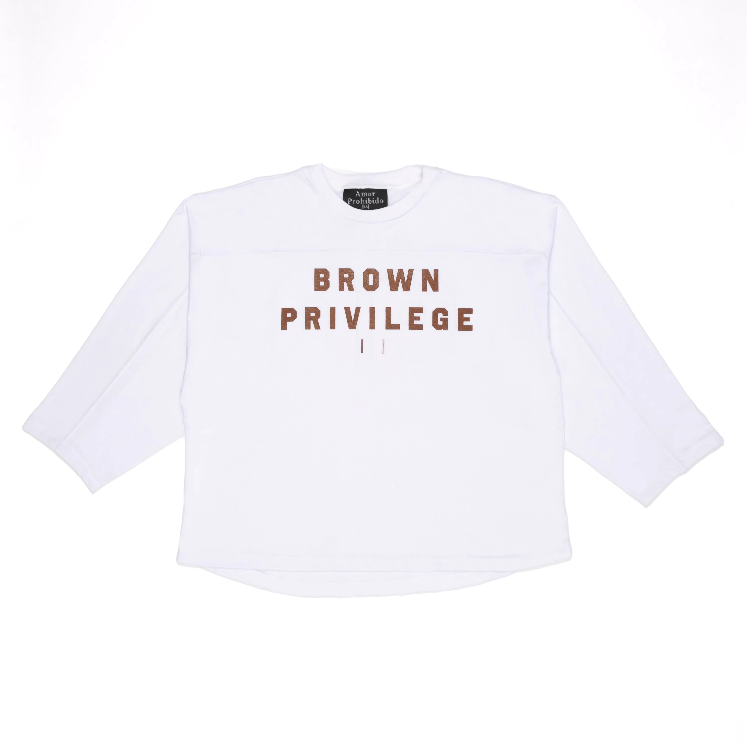 Brown Privilege Jersey Tee