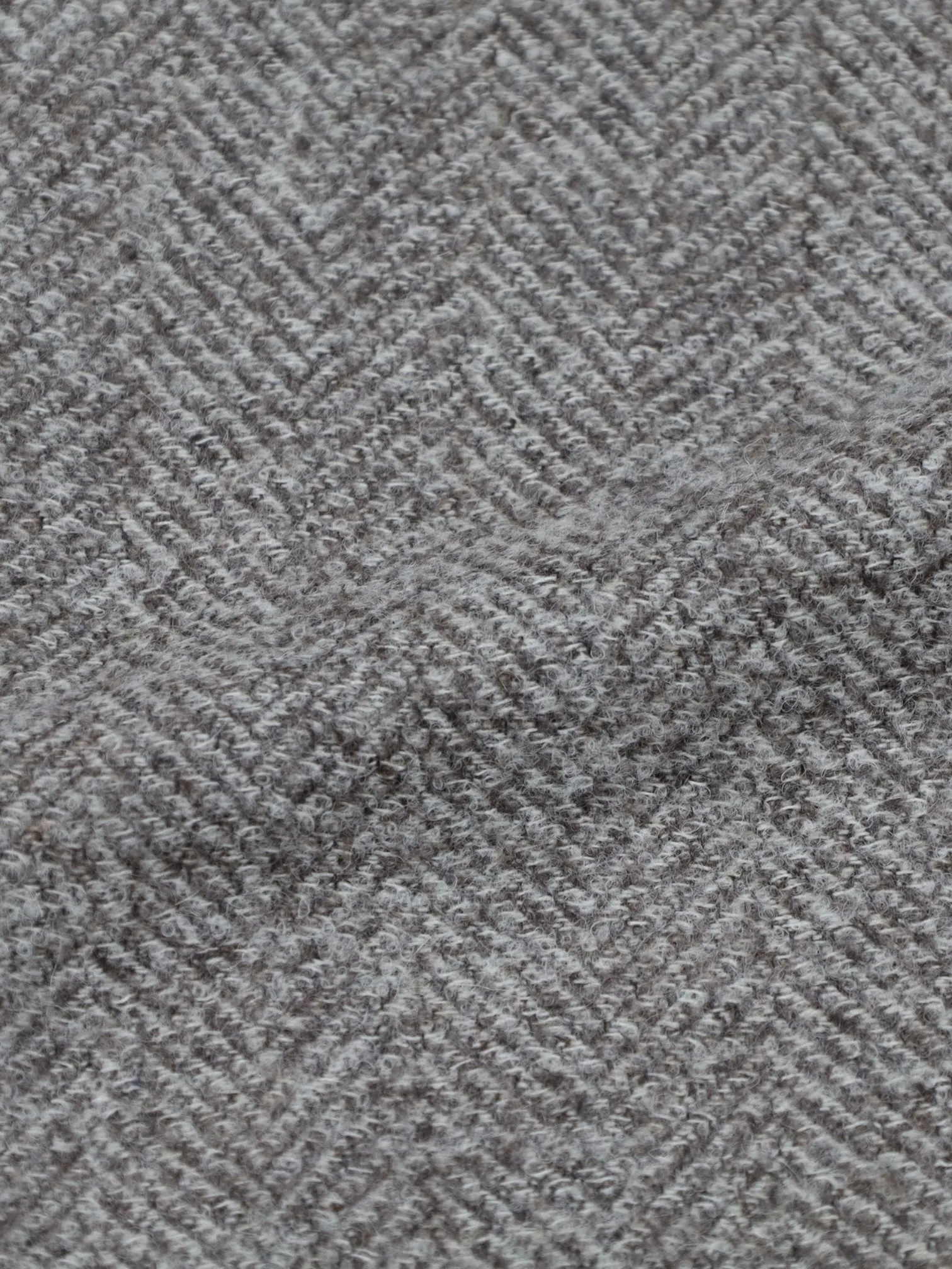 Brunello Cucinelli Taupe Wool, Alpaca & Cashmere Herringbone Jacket