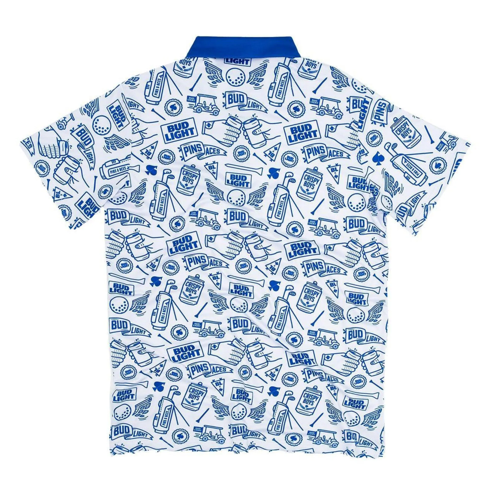 Bud Light Pins & Aces Doodle Polo