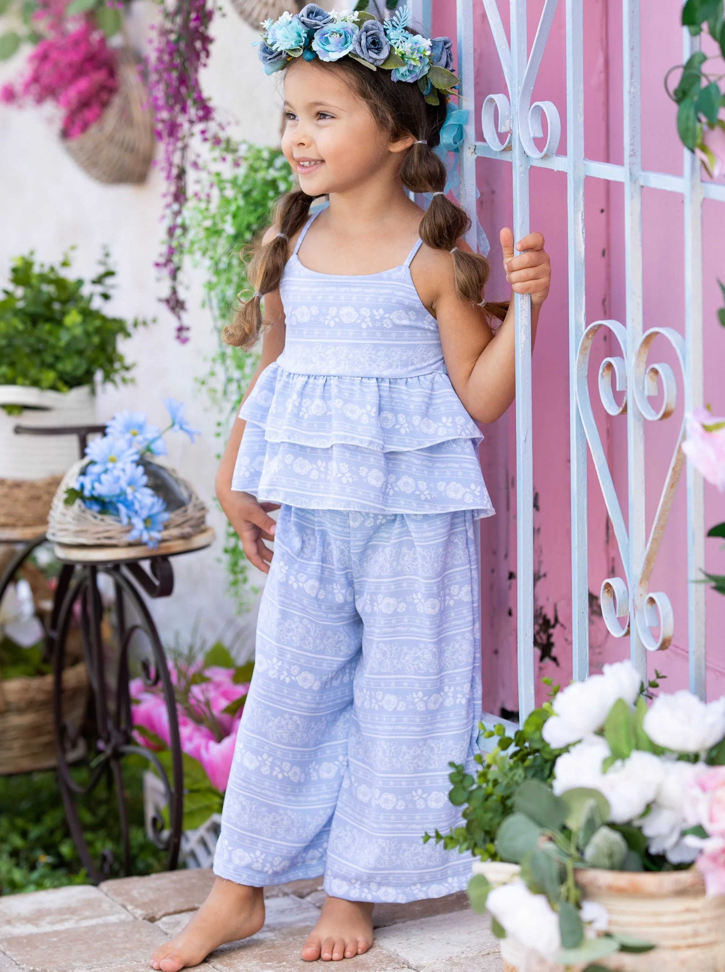 Buttercup Dreams Ruffle Top and Pants Set