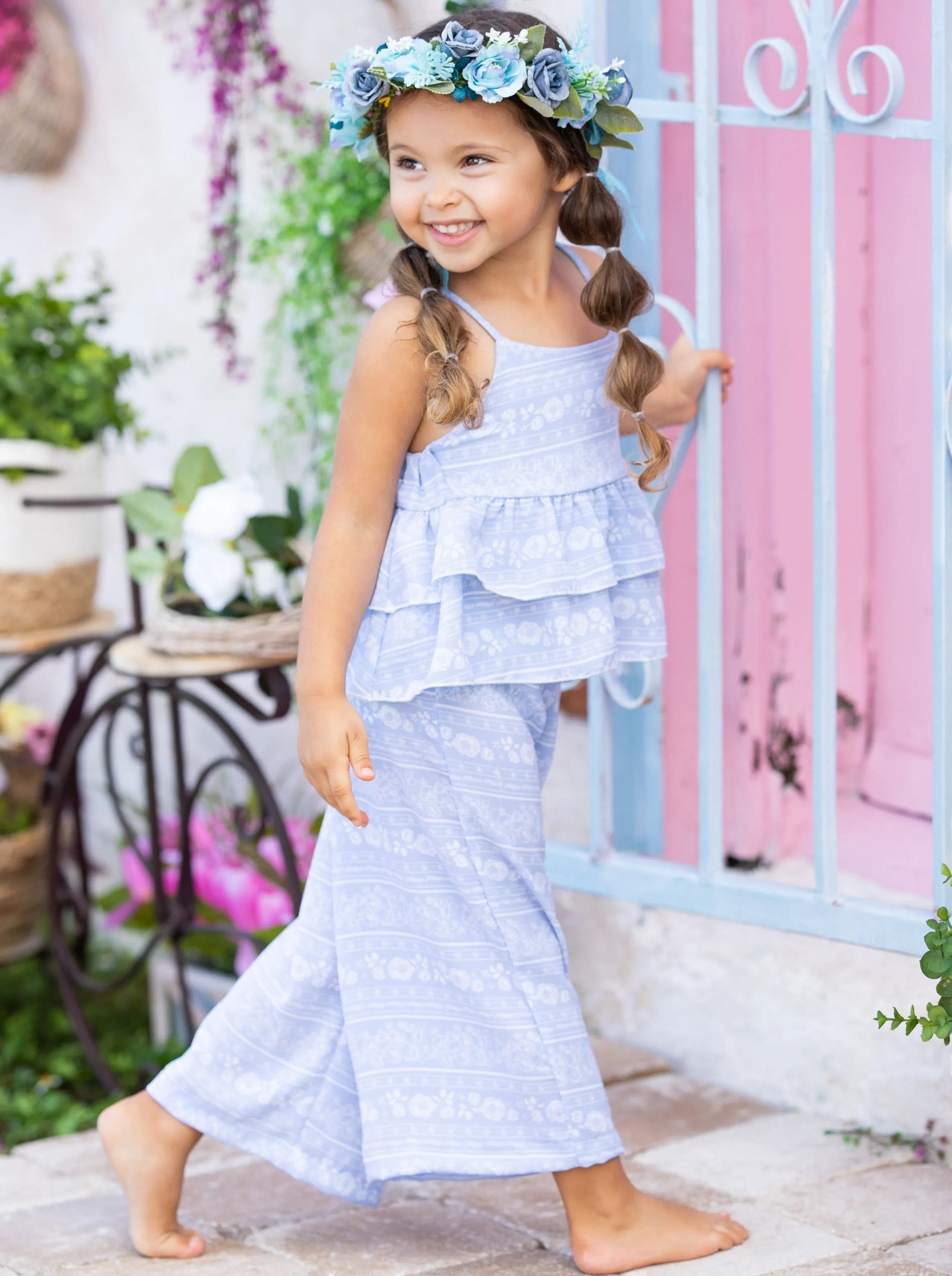 Buttercup Dreams Ruffle Top and Pants Set