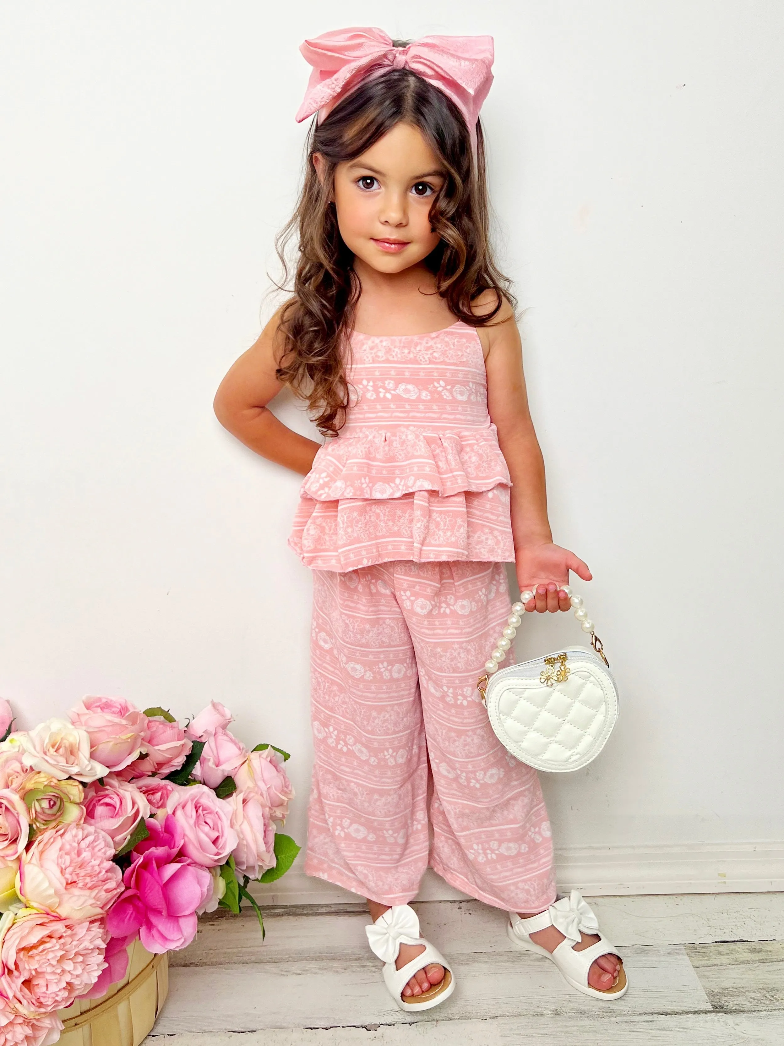 Buttercup Dreams Ruffle Top and Pants Set