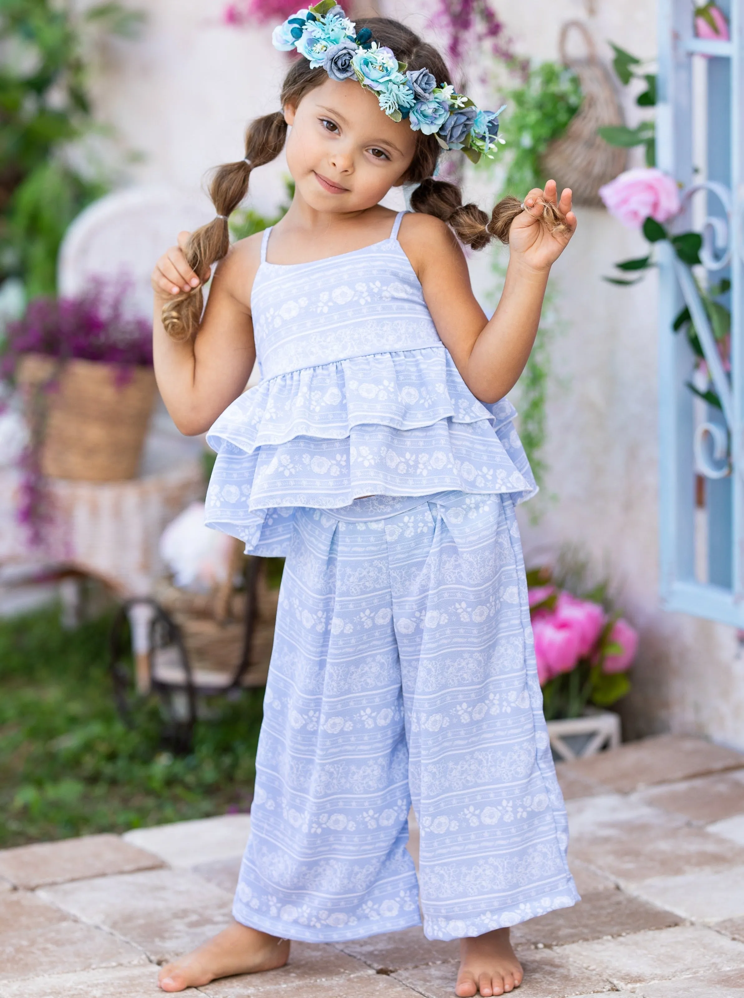 Buttercup Dreams Ruffle Top and Pants Set