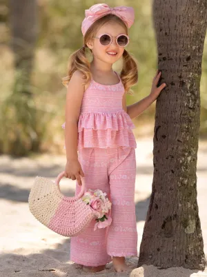 Buttercup Dreams Ruffle Top and Pants Set
